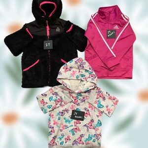 Set of 3 zip-up’s/hoodie.